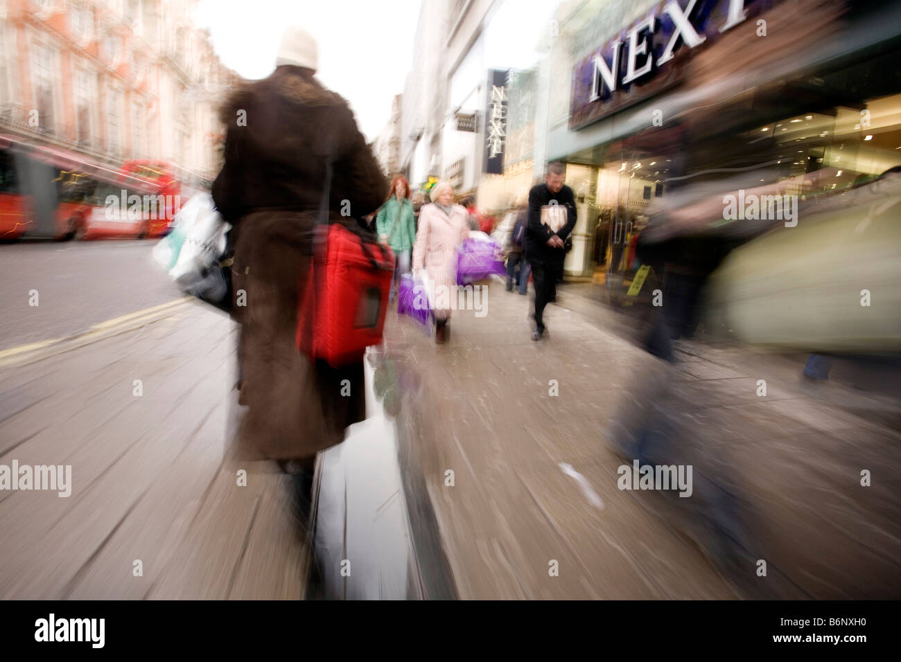 United Kingdom, England, London. Shopping, Oxford Street Stock Photo