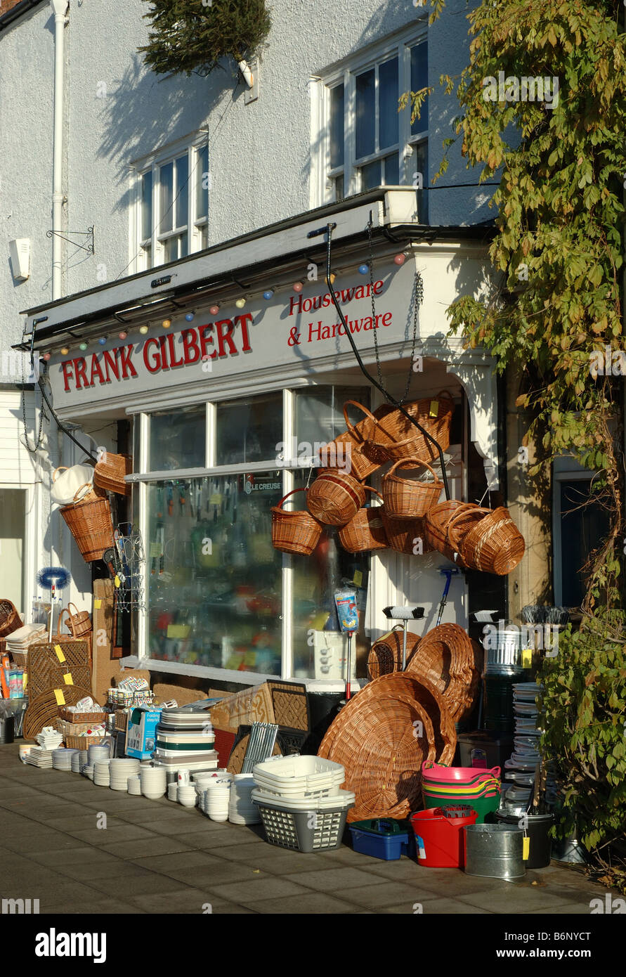traditional hardware shop, Market Harborough, Leicestershire, England