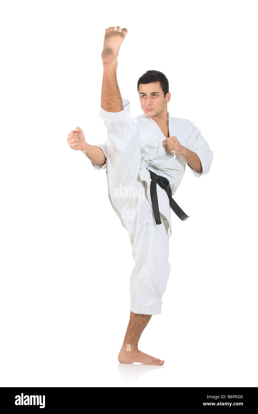 Karate kick hires stock photography and images Alamy