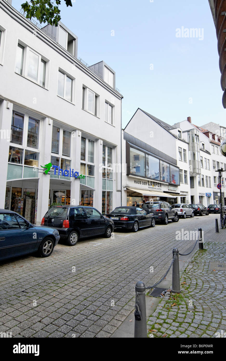 A typical Bielefeld street Germany Stock Photo - Alamy