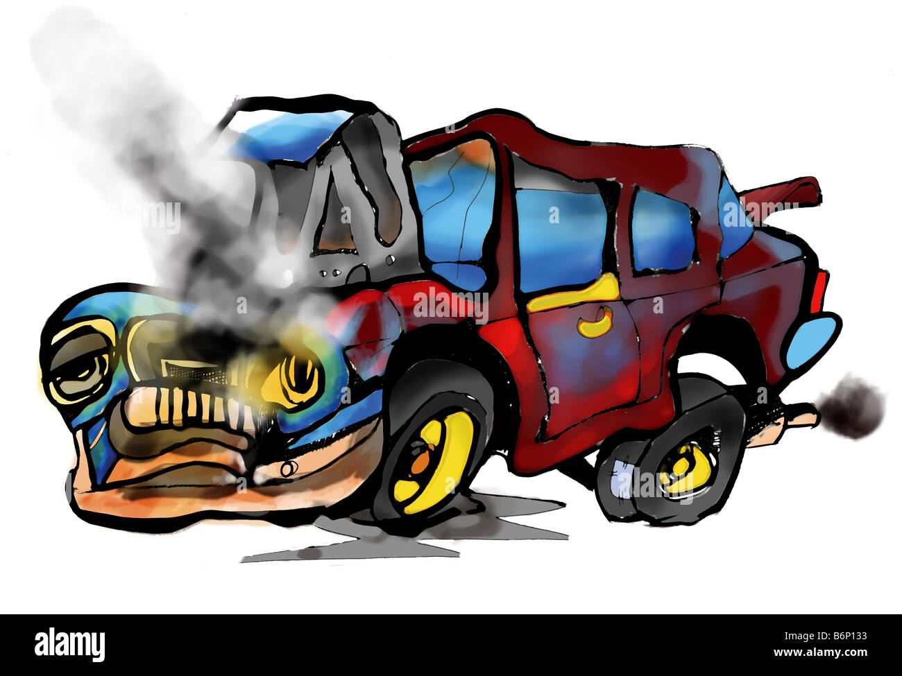 Broken down vehicle Cut Out Stock Images & Pictures Alamy