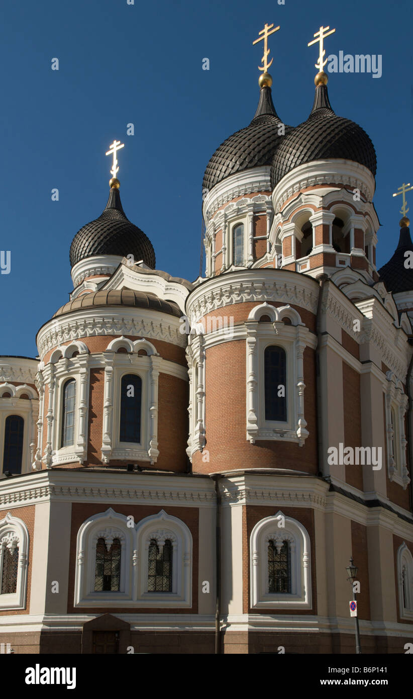 Alexander Nevsky Church Tallinn Estonia Stock Photo