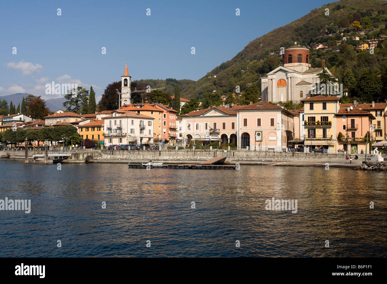 Laveno Mombello, Lake Maggiore, Italy Stock Photo