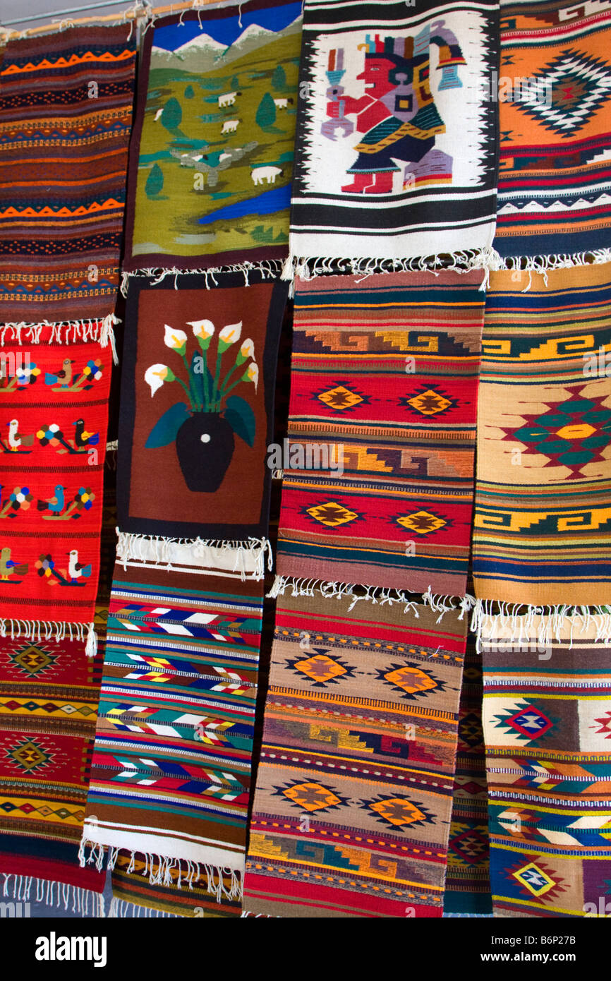 Santa Ana del Valle, Oaxaca, Mexico. Hand woven Zapotec WallHangings