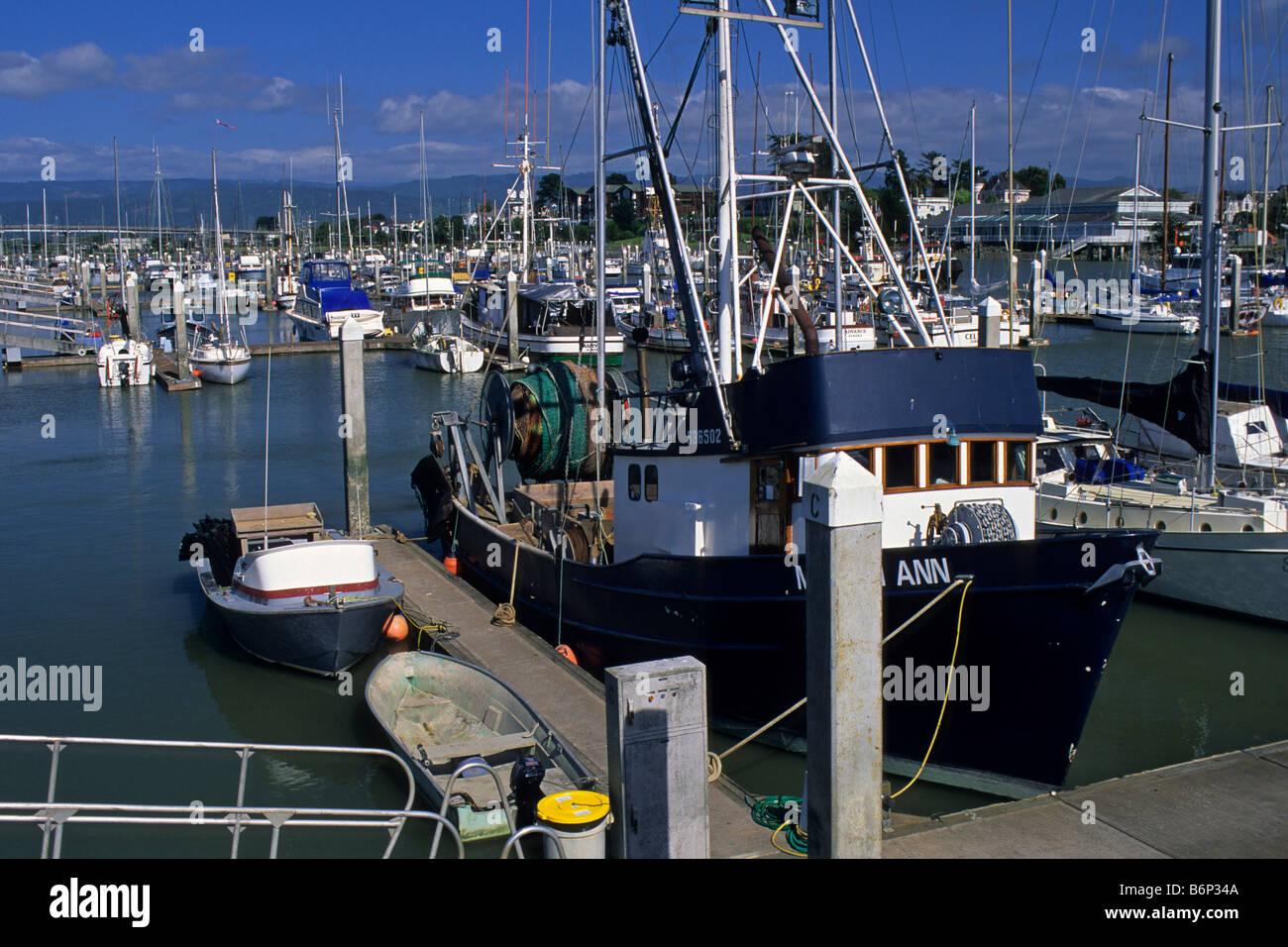 Commercial Fishing boats in Eureka Harbor Eureka Humboldt County