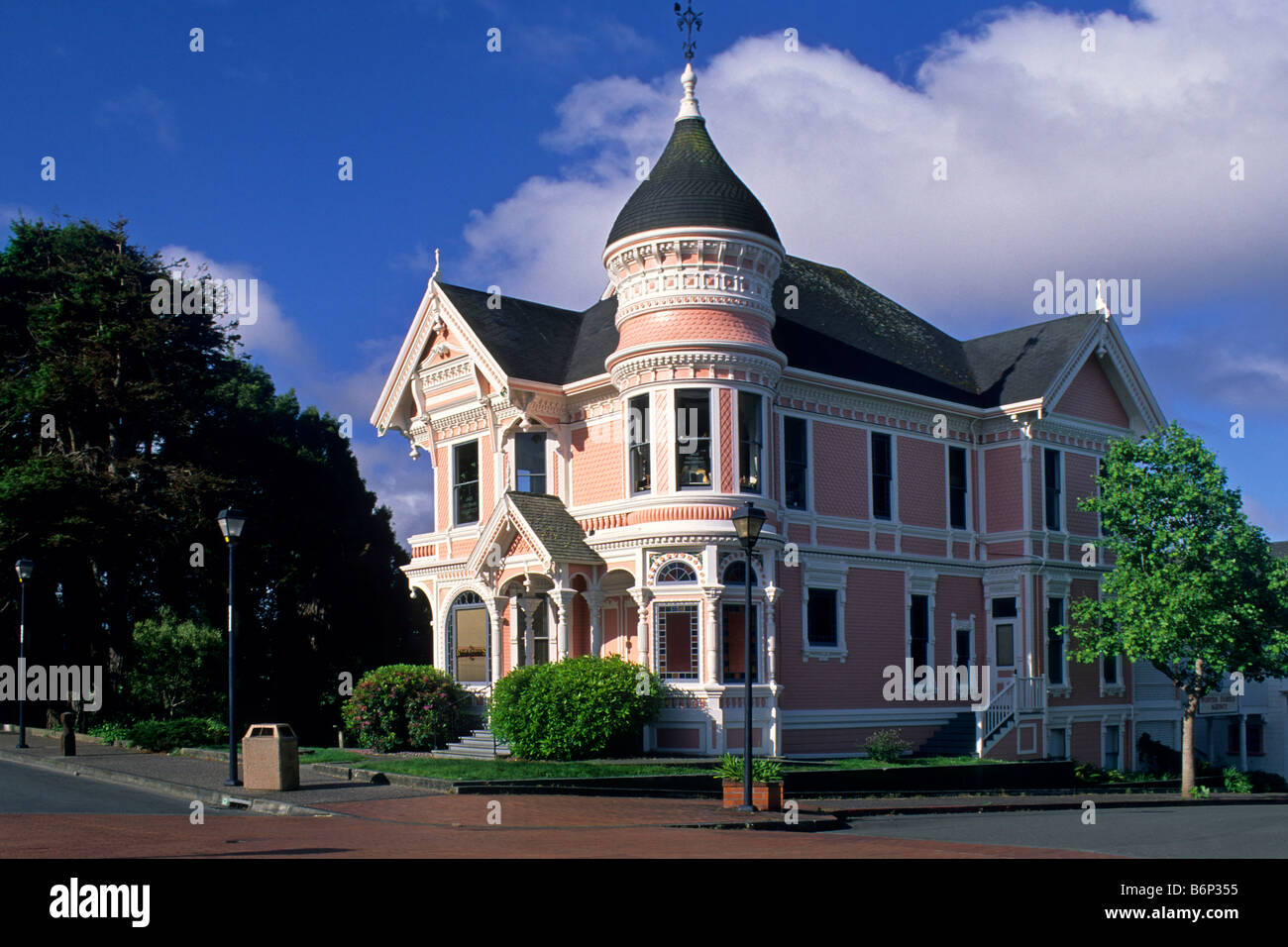 The victorian gingerbread house Eureka Humboldt County CALIFORNIA Stock