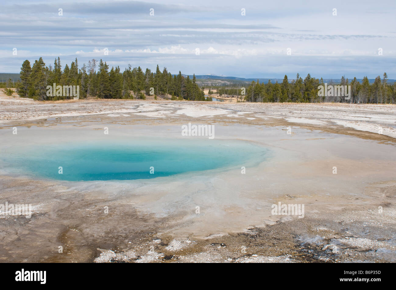 Yellowstone Hot Spring Rocks Yellowstone hot spring landscape hi-res stock photography and images ...