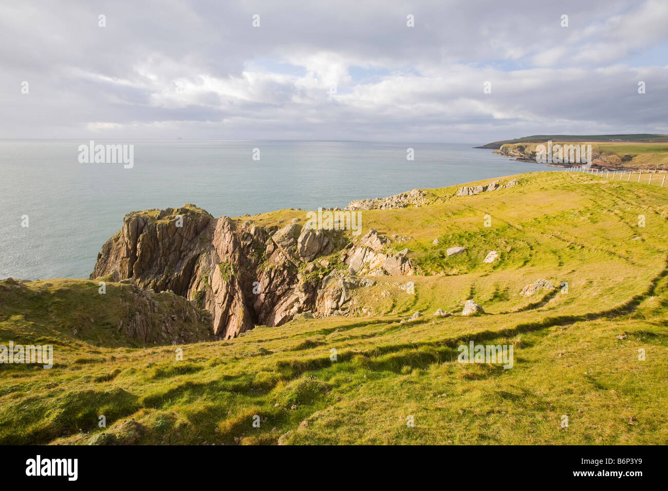 Coastal scenery on the Mull of Galloway Scotland most southerly tip UK Stock Photo
