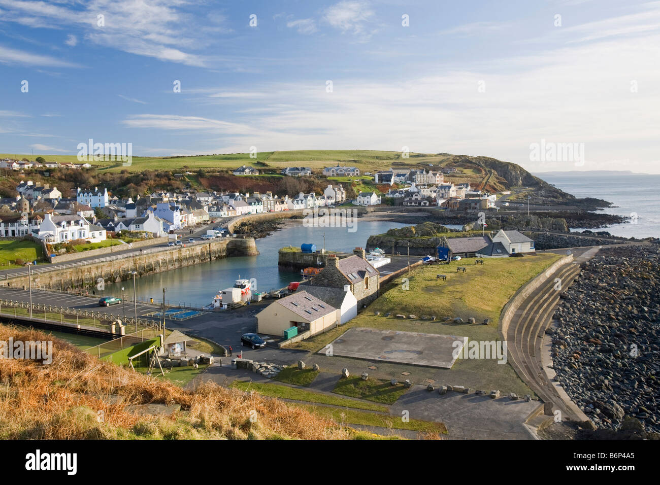 Portpatrick on the Rhins of Galloway Scotland UK Stock Photo Alamy