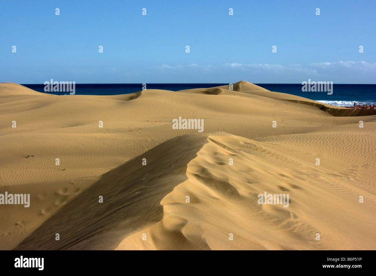 Sand Dunes At Maspalomas Gran Canaria Stock Photo Alamy