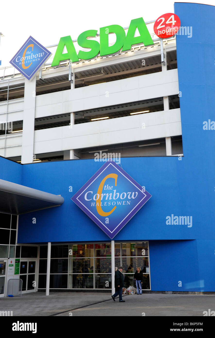 The Asda store and car park at the Cornbow Centre part of the new