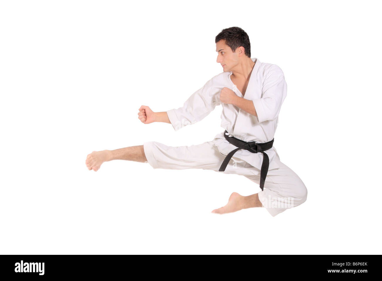Flying kick karate hires stock photography and images Alamy