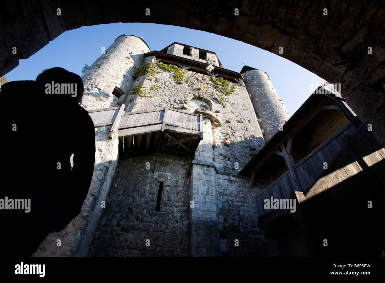 Tour Cesar in Provins, France Stock Photo