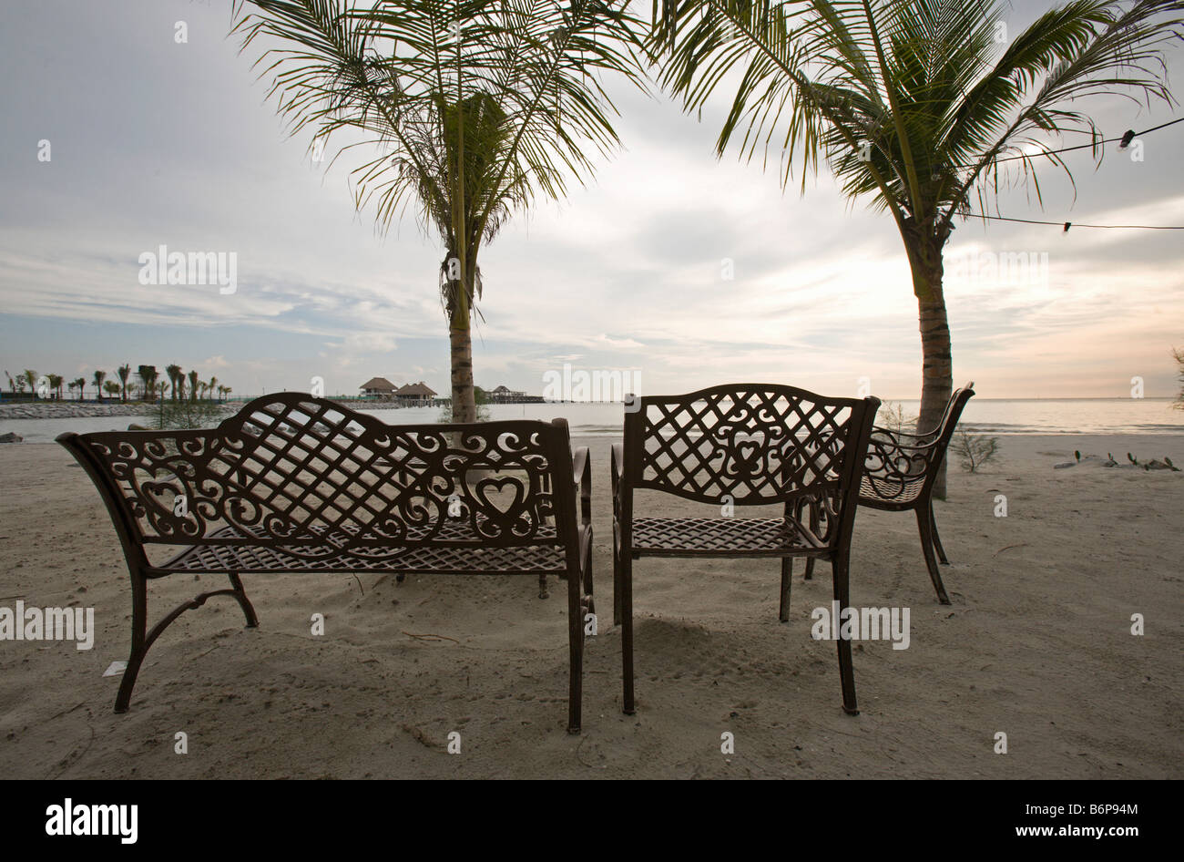 Beach Life In Bagan Lalang Malaysia Stock Photo Alamy