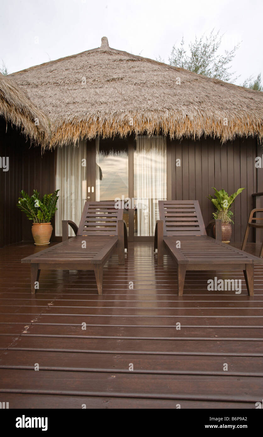 Chalet resort at Bagan Lalang, Selangor, Malaysia Stock Photo - Alamy