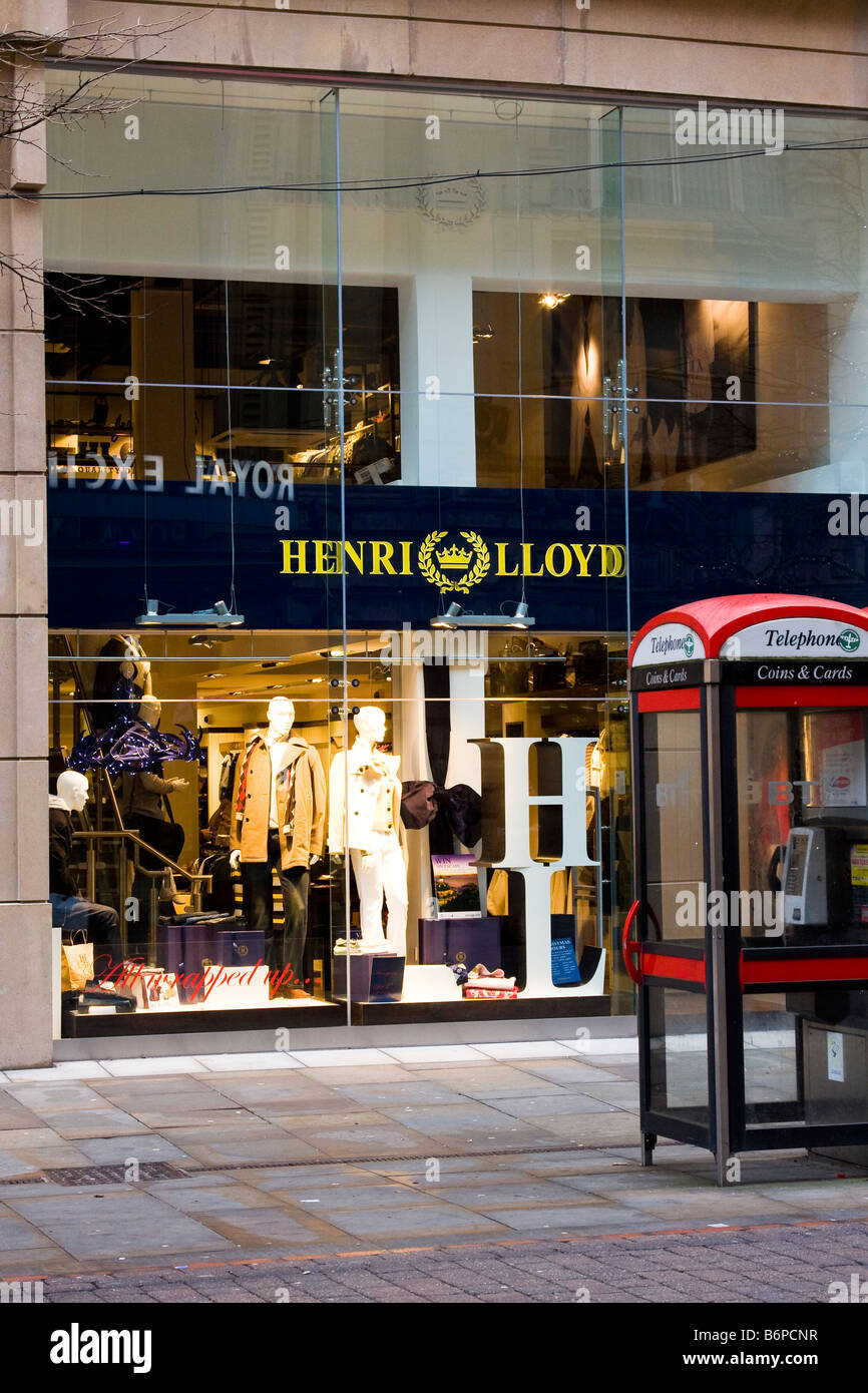 Henri Lloyd Store Manchester Stock Photo - Alamy