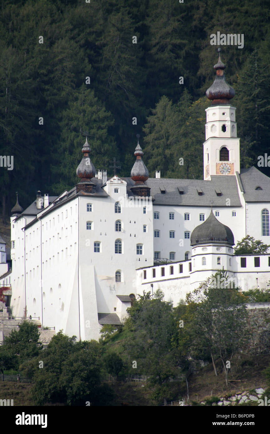 Marienberg monastery in Val Venosta Vinschgau South Tyrol Sud Tirol Alto Adige Italy Stock Photo