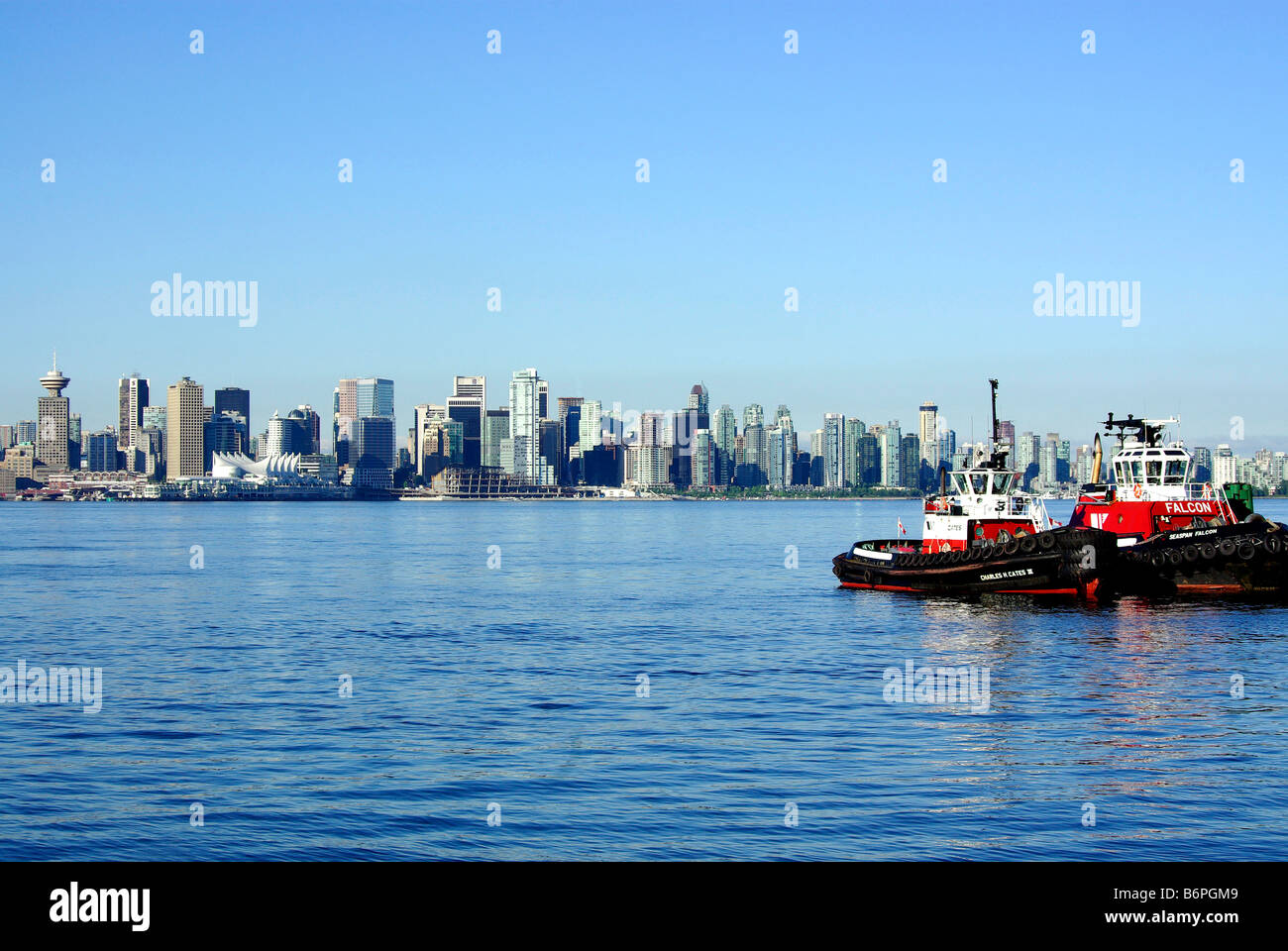 Vancouver skyline, Canada Stock Photo - Alamy