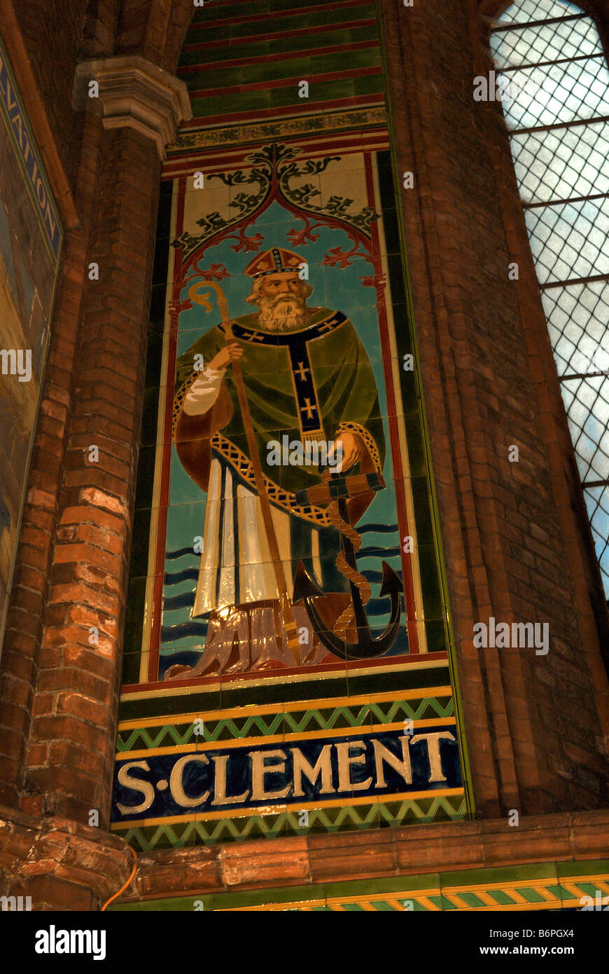 St clements church window hi-res stock photography and images - Alamy