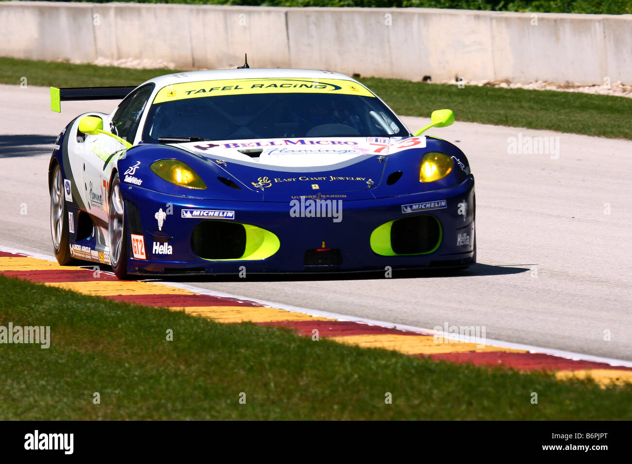 Alms Phoenix Racing ALMS Racing Road America 2008 Stock Photo - Alamy