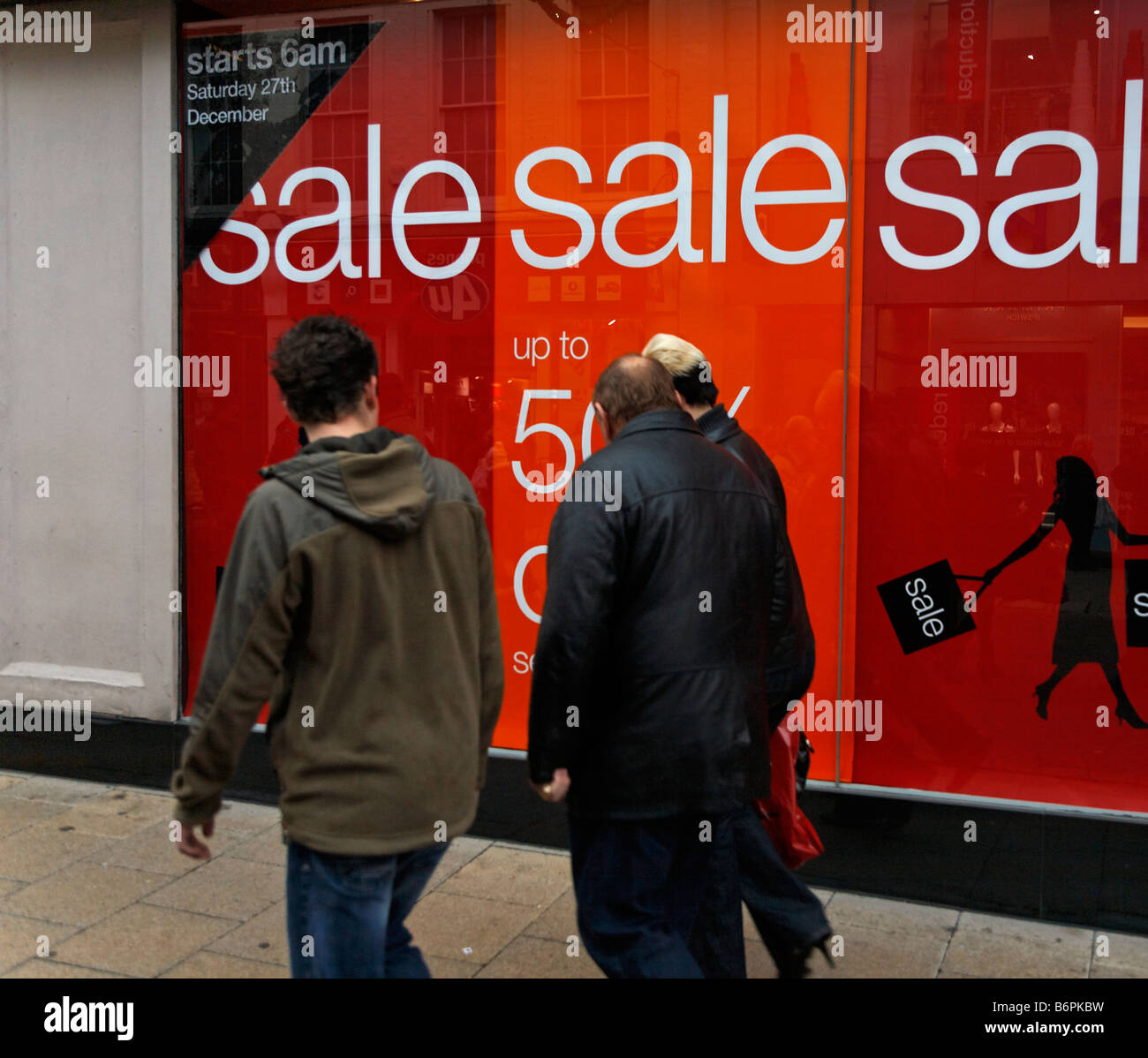 Marks And Spencers And Sale High Resolution Stock Photography and