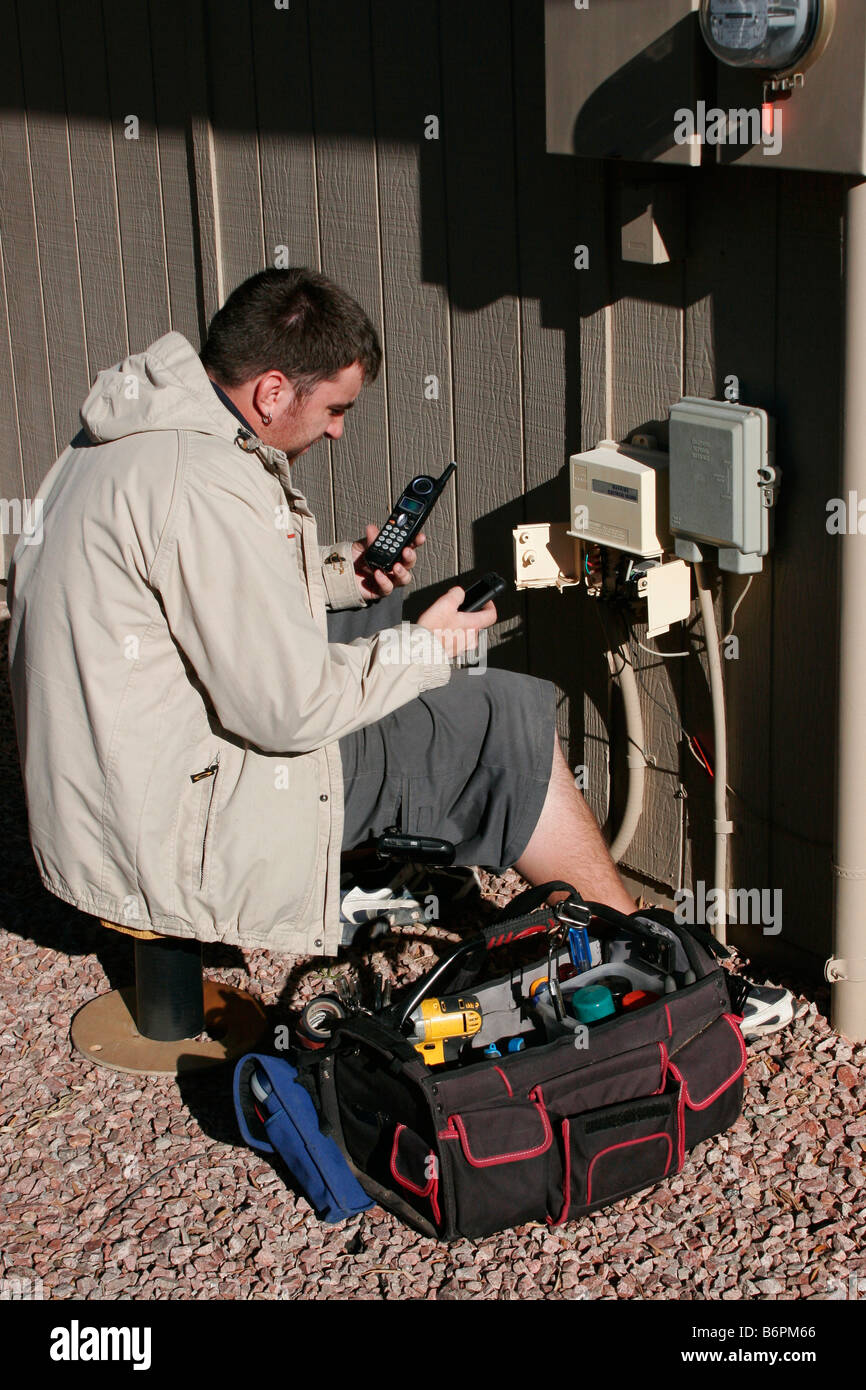 Telephone cable box hires stock photography and images Alamy