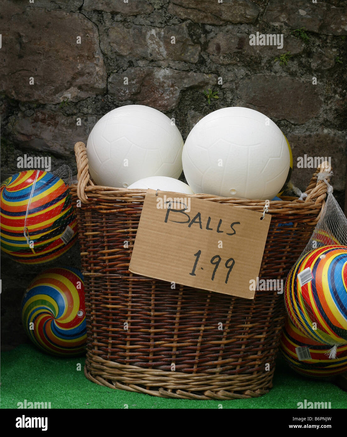 Balls for sale Stock Photo Alamy