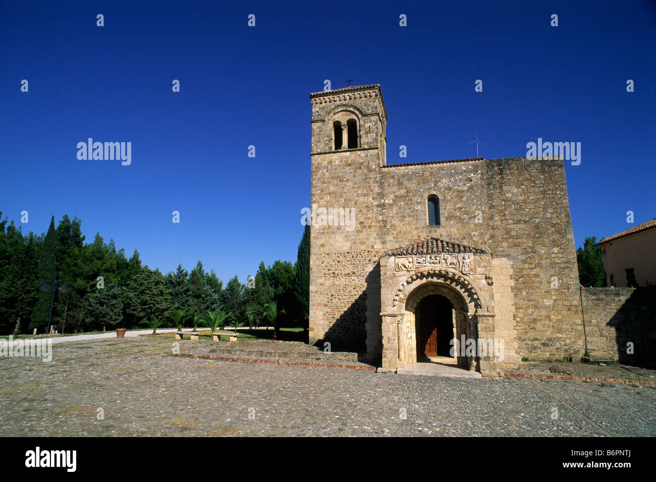Italy, Basilicata, Tursi, Sanctuary of Santa Maria di Anglona Stock Photo