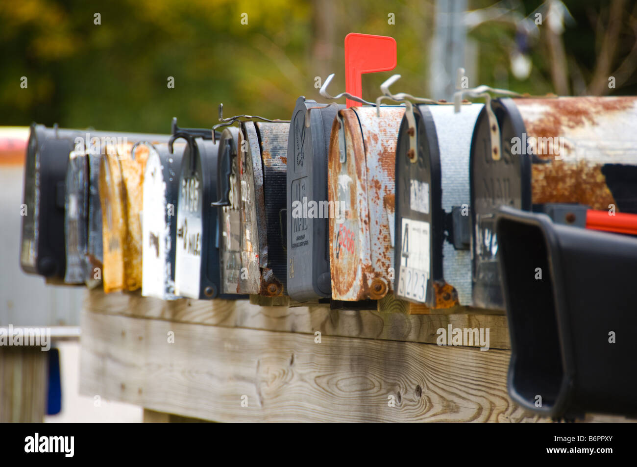 Old Mailboxes Stock Photos & Old Mailboxes Stock Images Alamy