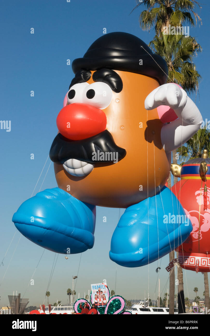 San Diego Holiday Balloon Parade Stock Photo