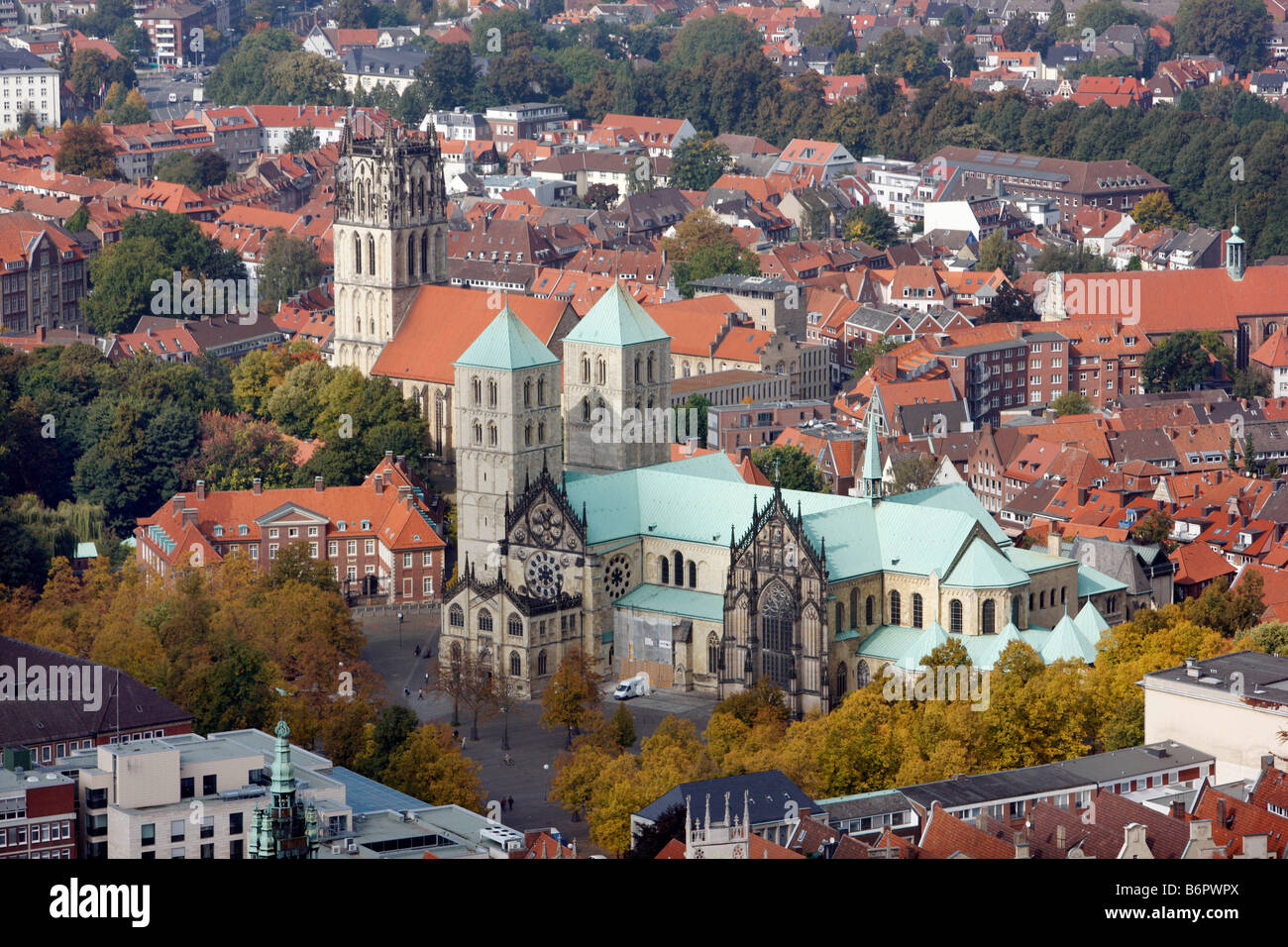 Historic town center of Munster, Stock Photo