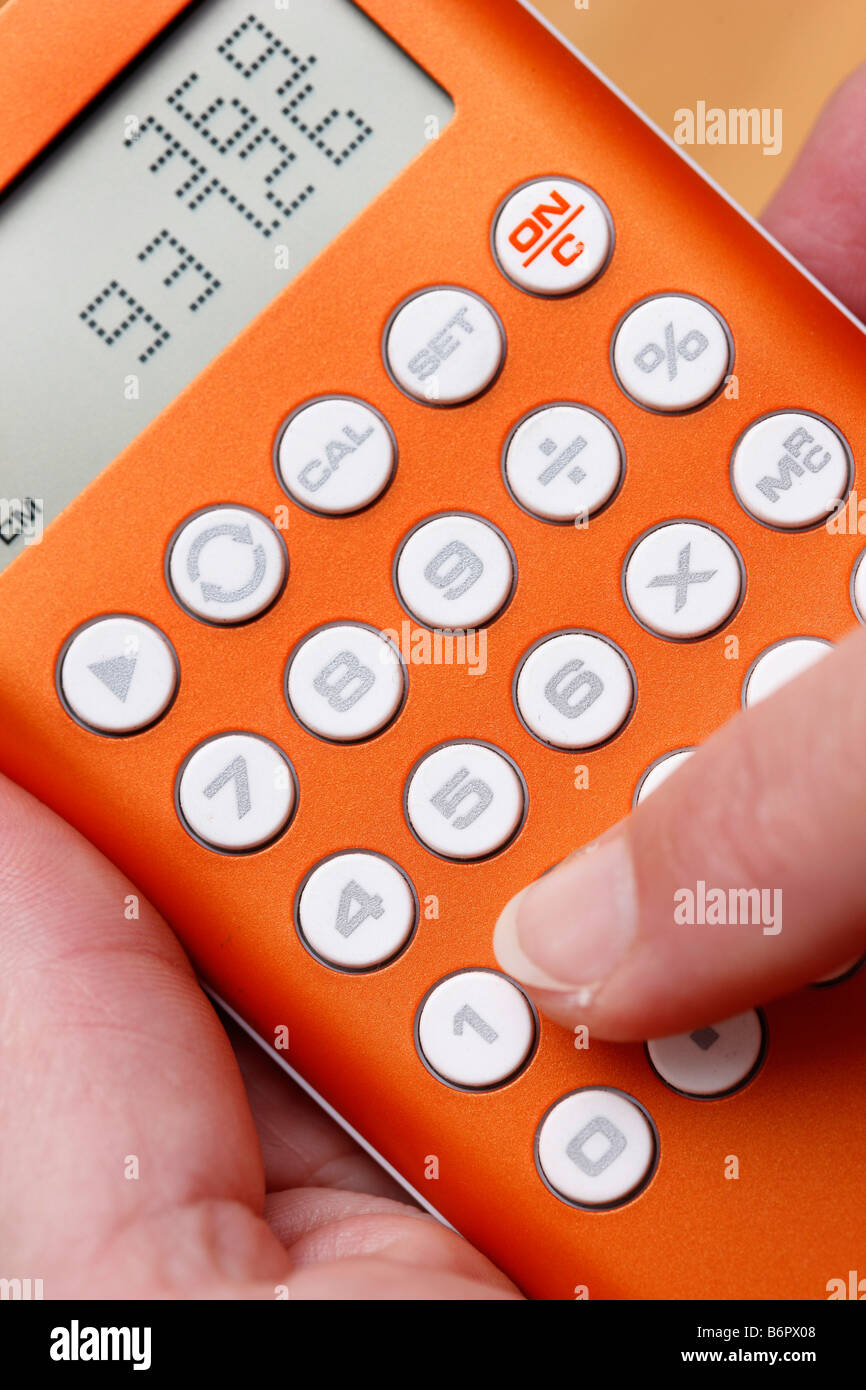 Calculator Stock Photo