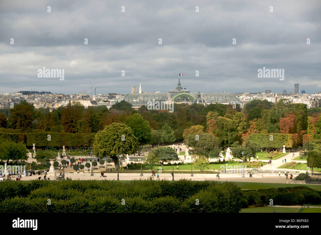 Jardin des Tuileries. Paris Stock Photo