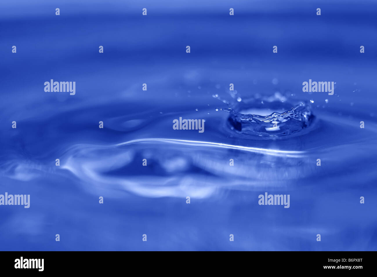 A water glass with a splash – License Images – 11208228 ❘ StockFood