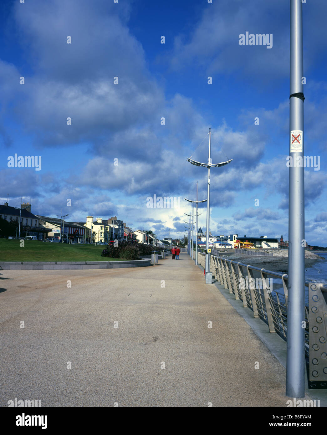 The Promenade at Newcastle County Down, Ireland Stock Photo Alamy