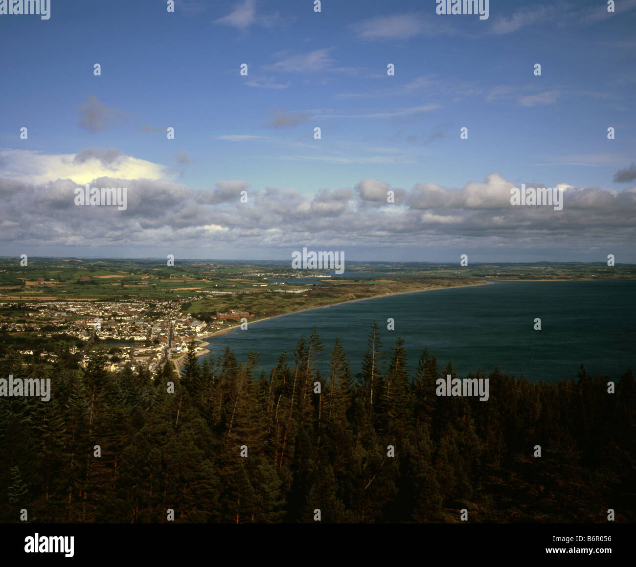 Dundrum Bay, Newcastle and Murlough, County Down Ireland Stock Photo