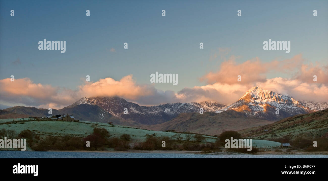 Mt Snowdon sunrise Stock Photo