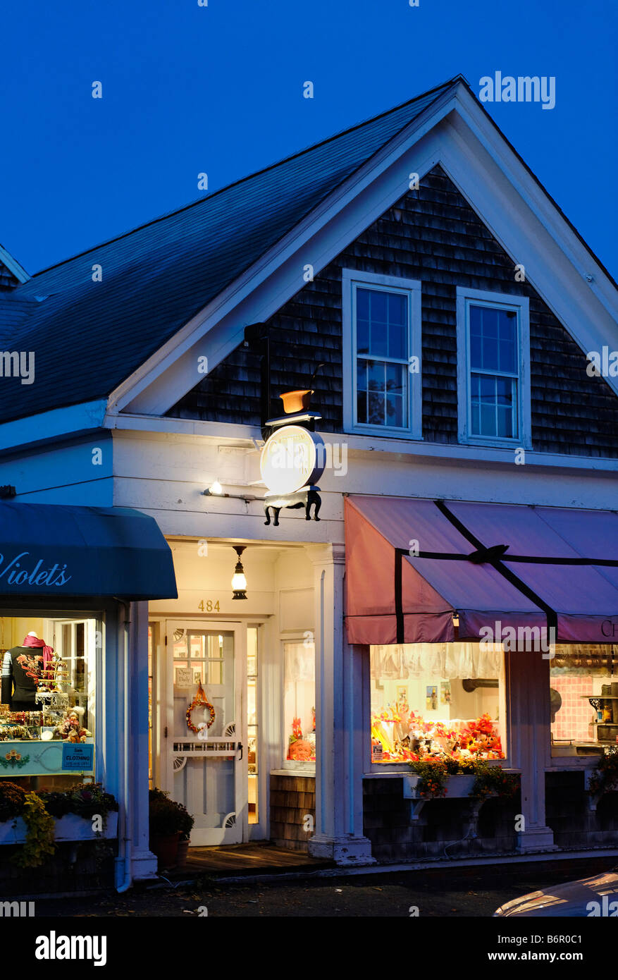 Candy Manor Candy Store Chatham Cape Stock Photo Alamy