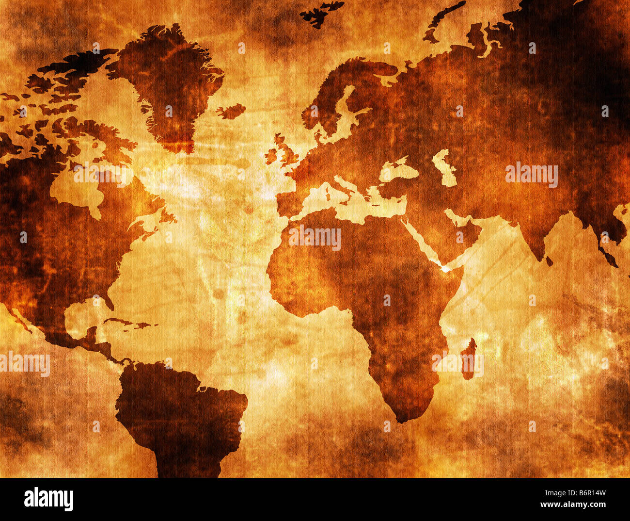 MAP OF THE WORLD Stock Photo - Alamy