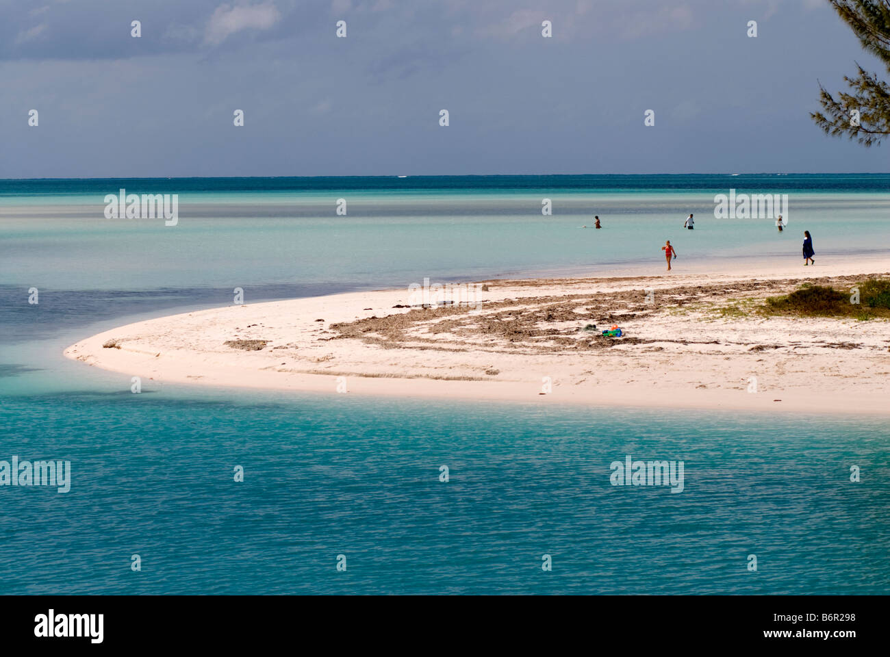 Beach Spanish Wells Eleuthera Bahamas Stock Photo