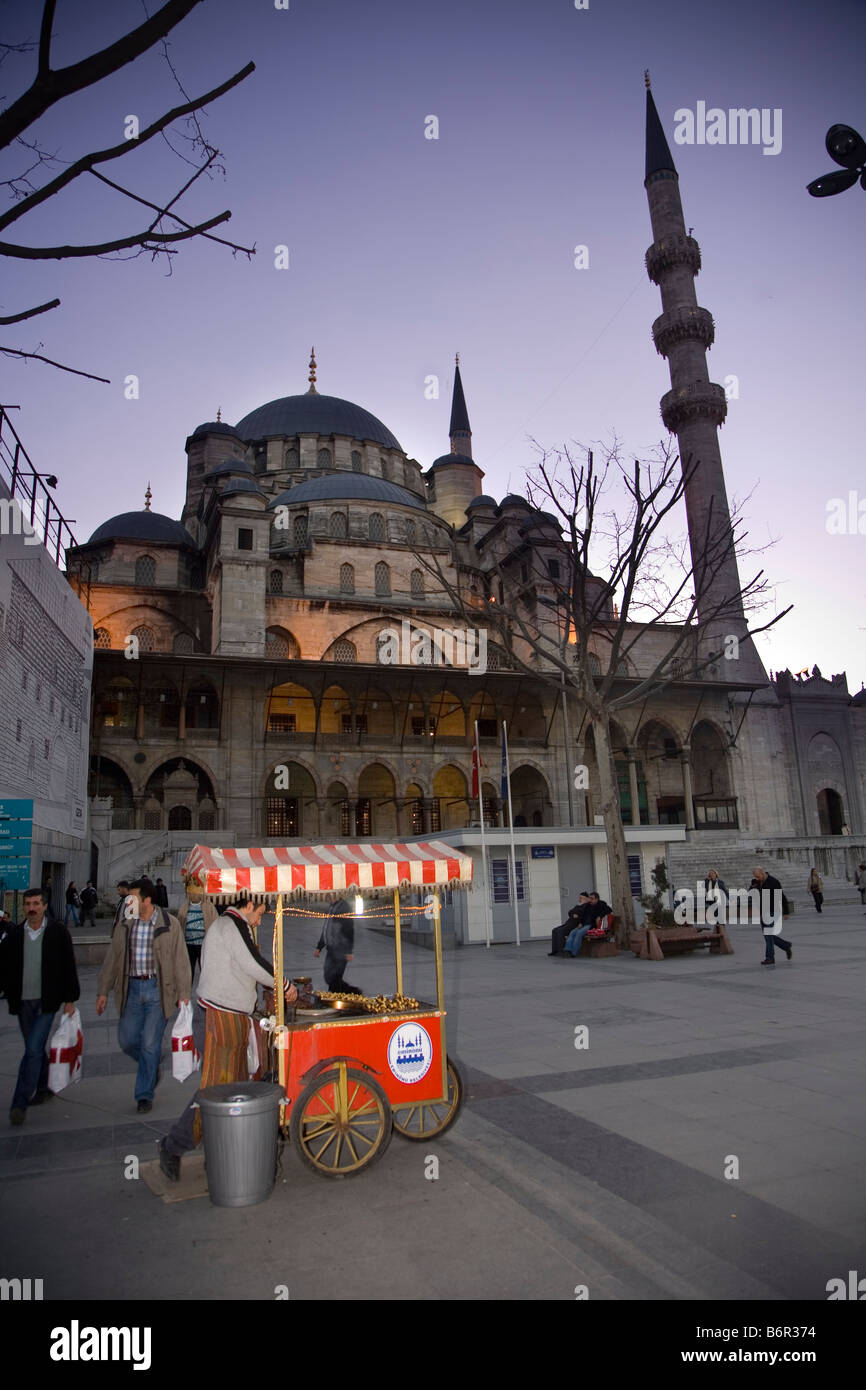 Istanbul Turkey Europe Asia mosque european travel stall Stock Photo