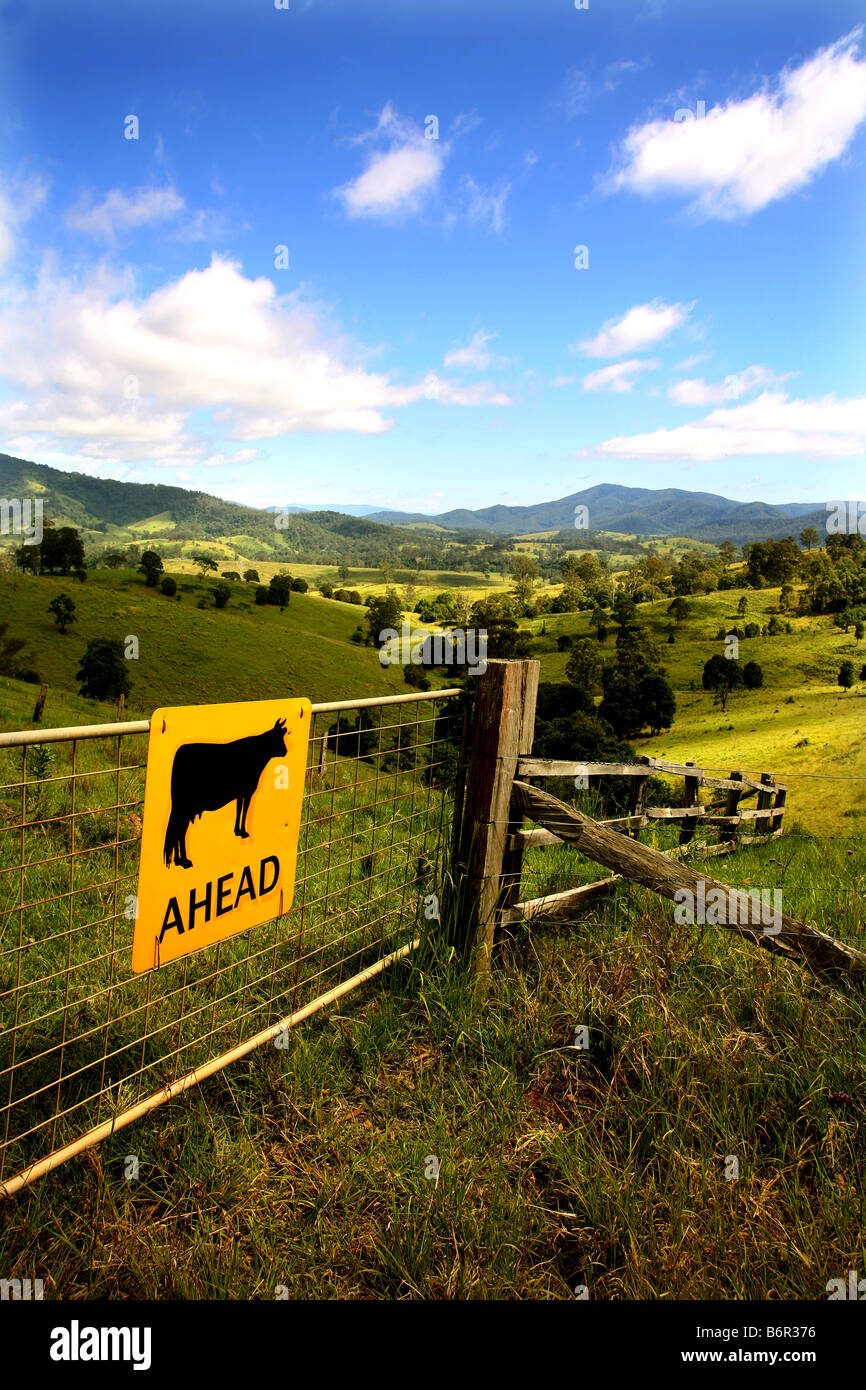 Australian country in New South Wales near Gloucester Stock Photo
