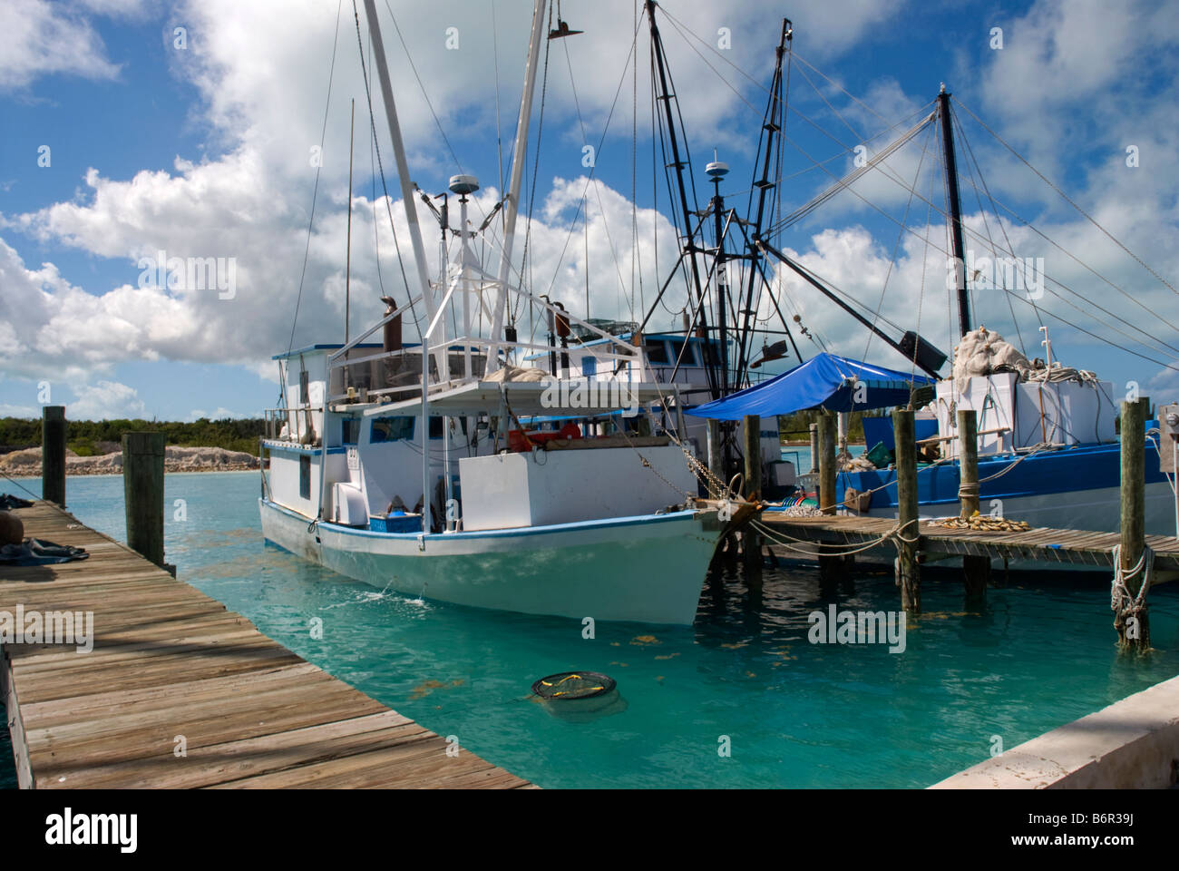 Fishing Boats, Spanish Wells, Eleuthera, Bahamas Stock Photo Alamy