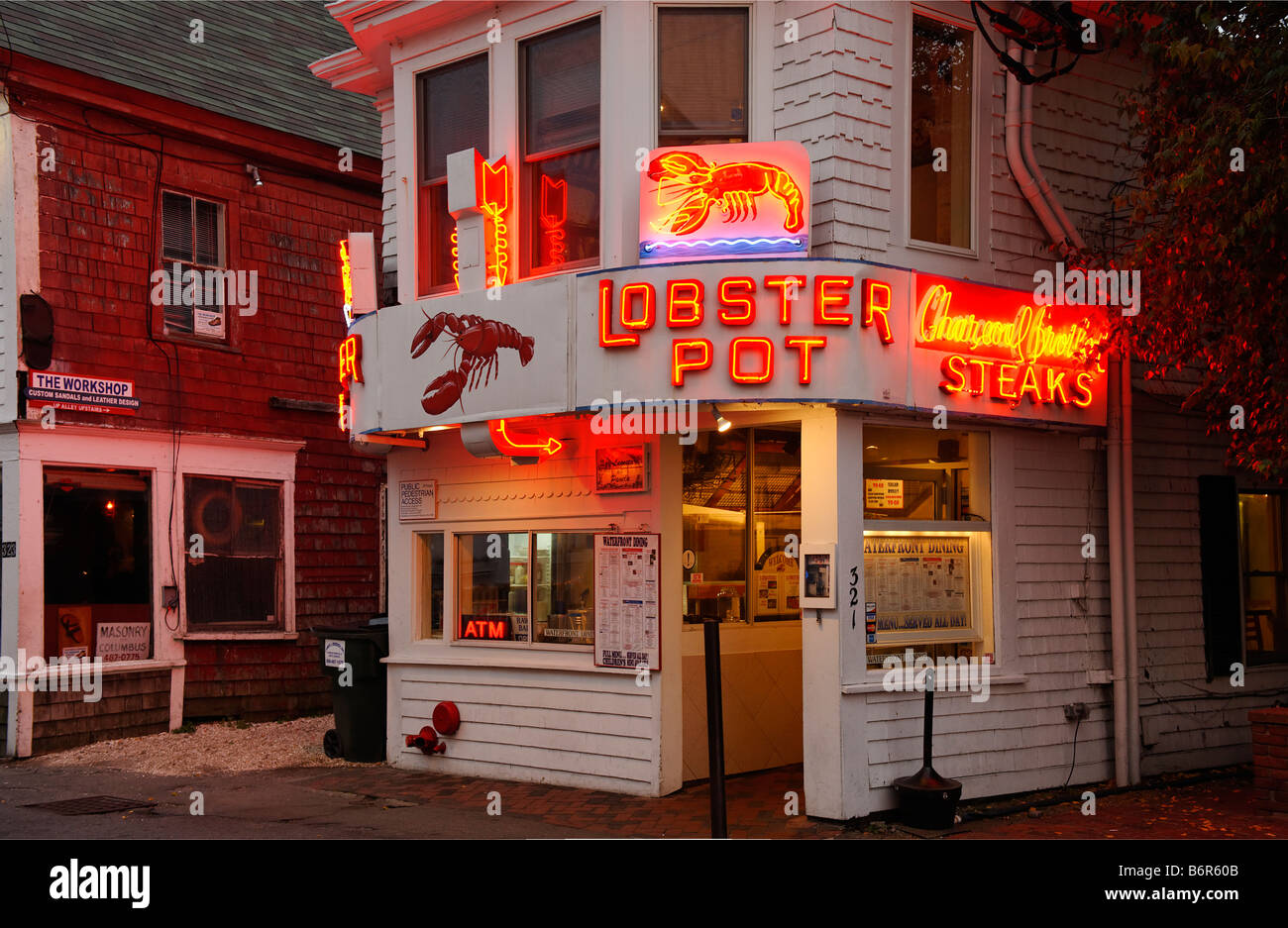 The Lobster Pot restaurant Provincetown Cape Cod MA Stock Photo