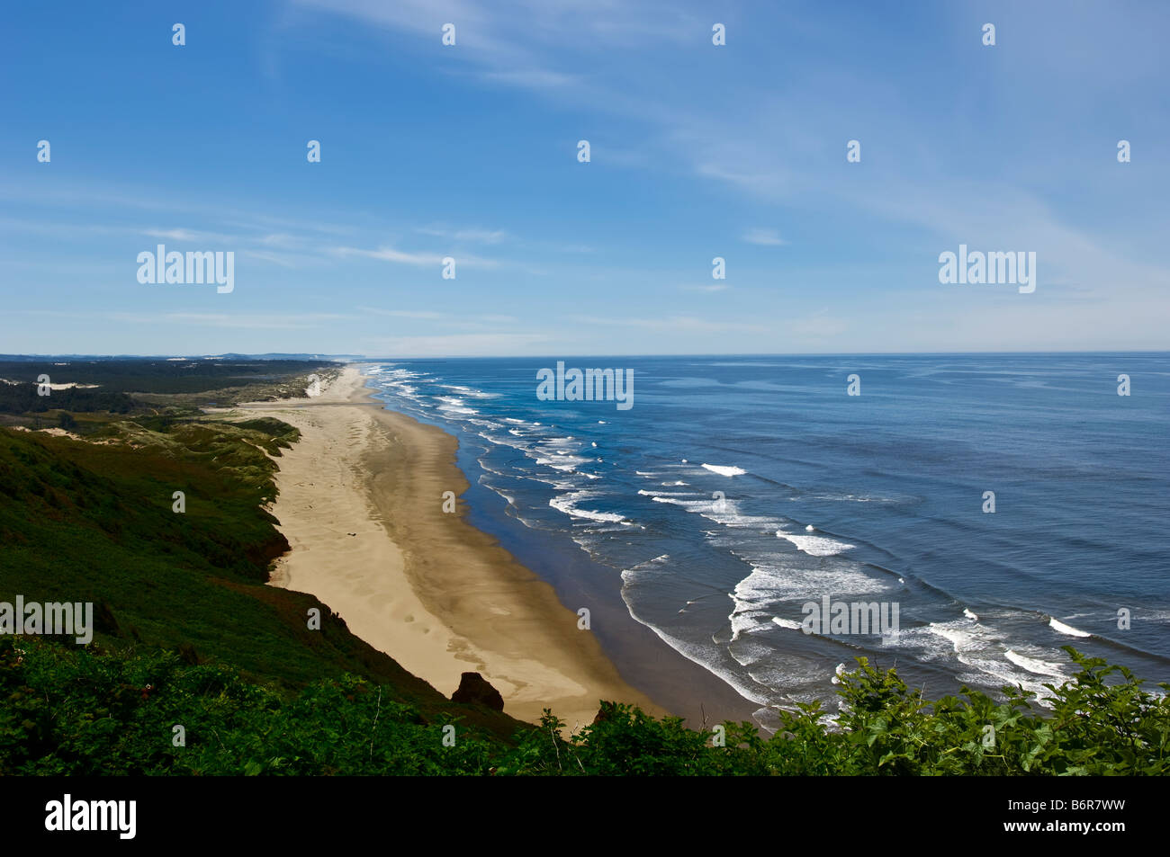 Oregon pacific coastline Stock Photo