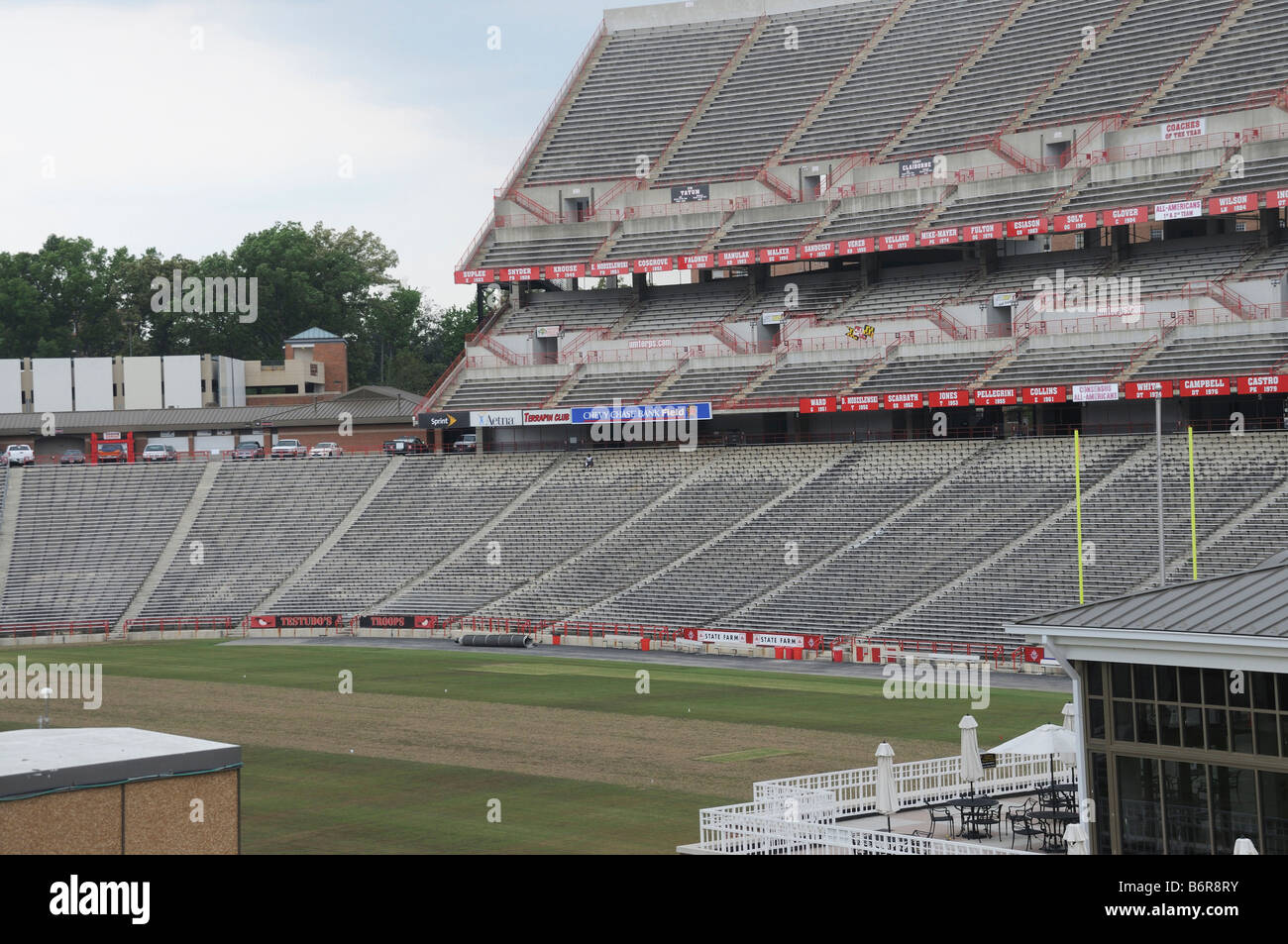 the University of Md s Chevy Chase Bank Byd Stadium in off season Stock