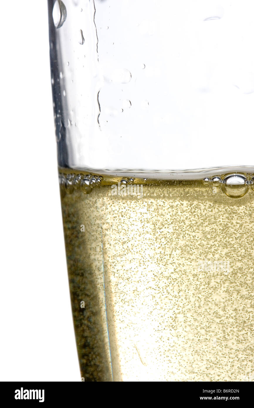 close up of an isolated glass cup of champagne Stock Photo Alamy