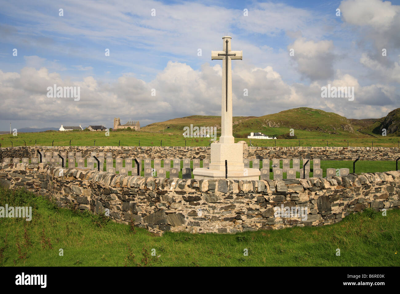 Kilchoman American War Cemetery, Isle of Islay, Scotland. Stock Photo