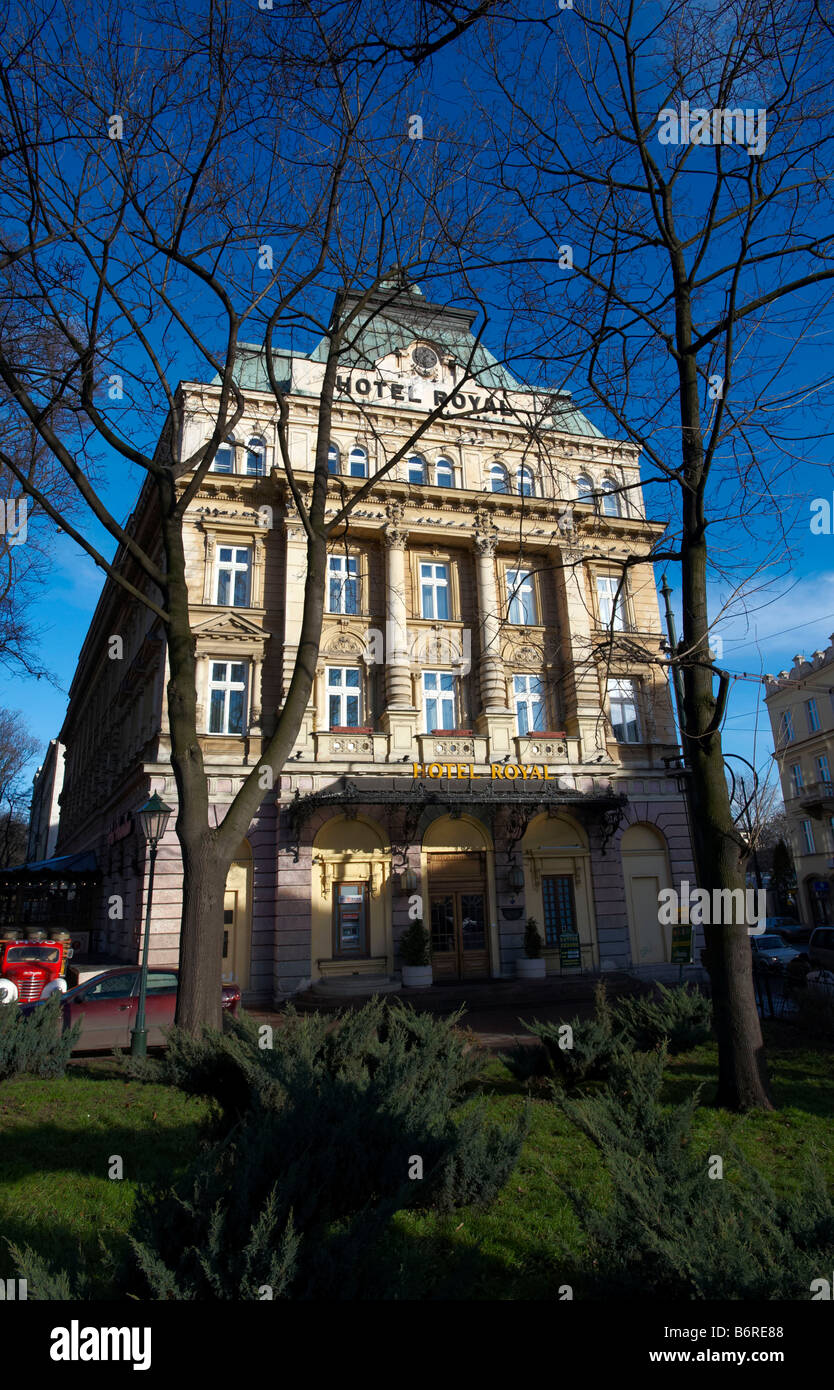 The Hotel Royal Krakow Poland Stock Photo