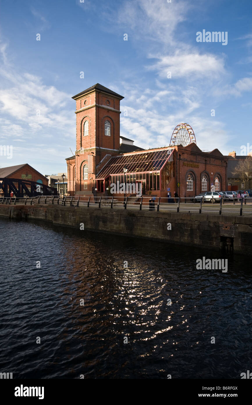 The Pumphouse Swansea Marina Stock Photo